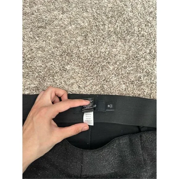 Torrid Flare Metallic Glitter Black Stretch Lurex High Rise Pull-on Pants 3X - Picture 5 of 11